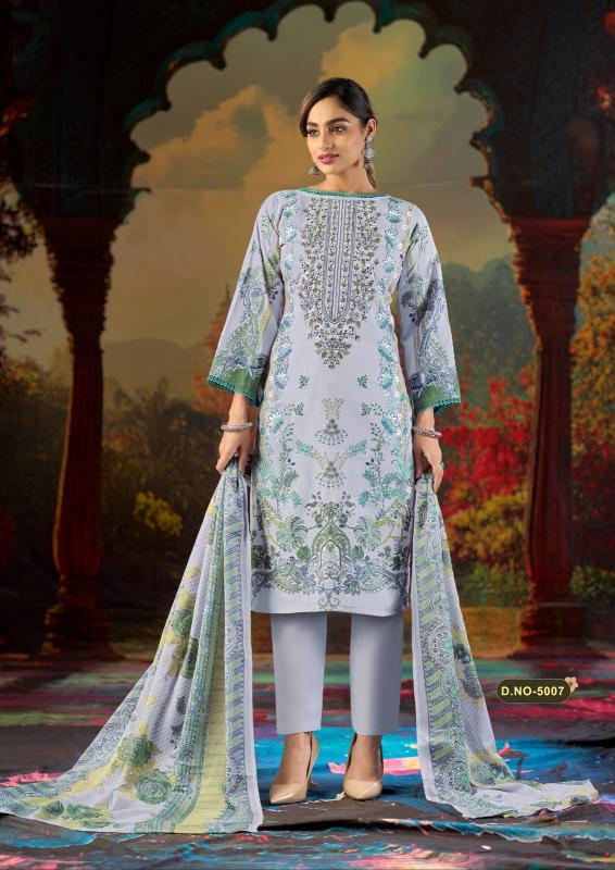 Mizaj jazmin vol-5 dress materials wholesale dealers in india
